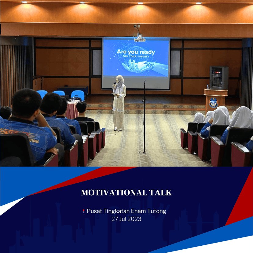 Motivational Talk at Pusat Tingkatan Enam Tutong