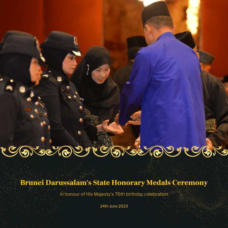 Brunei Darussalam's State Honorary Medals Ceremony